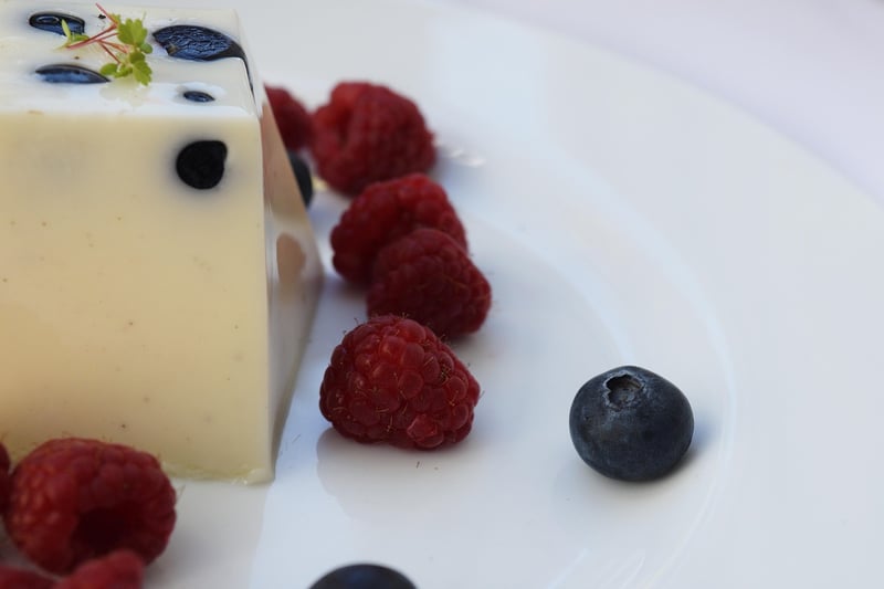 Sesame Panna Cotta